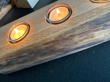 Load image into Gallery viewer, Irish Oak Candle Log, Live Edge
