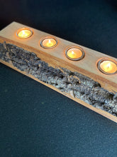 Load image into Gallery viewer, Irish Oak Candle Log, Bark Edge
